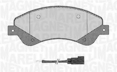 MAGNETI MARELLI 363916060648 -  Комплект тормозных колодок, дисковый тормоз